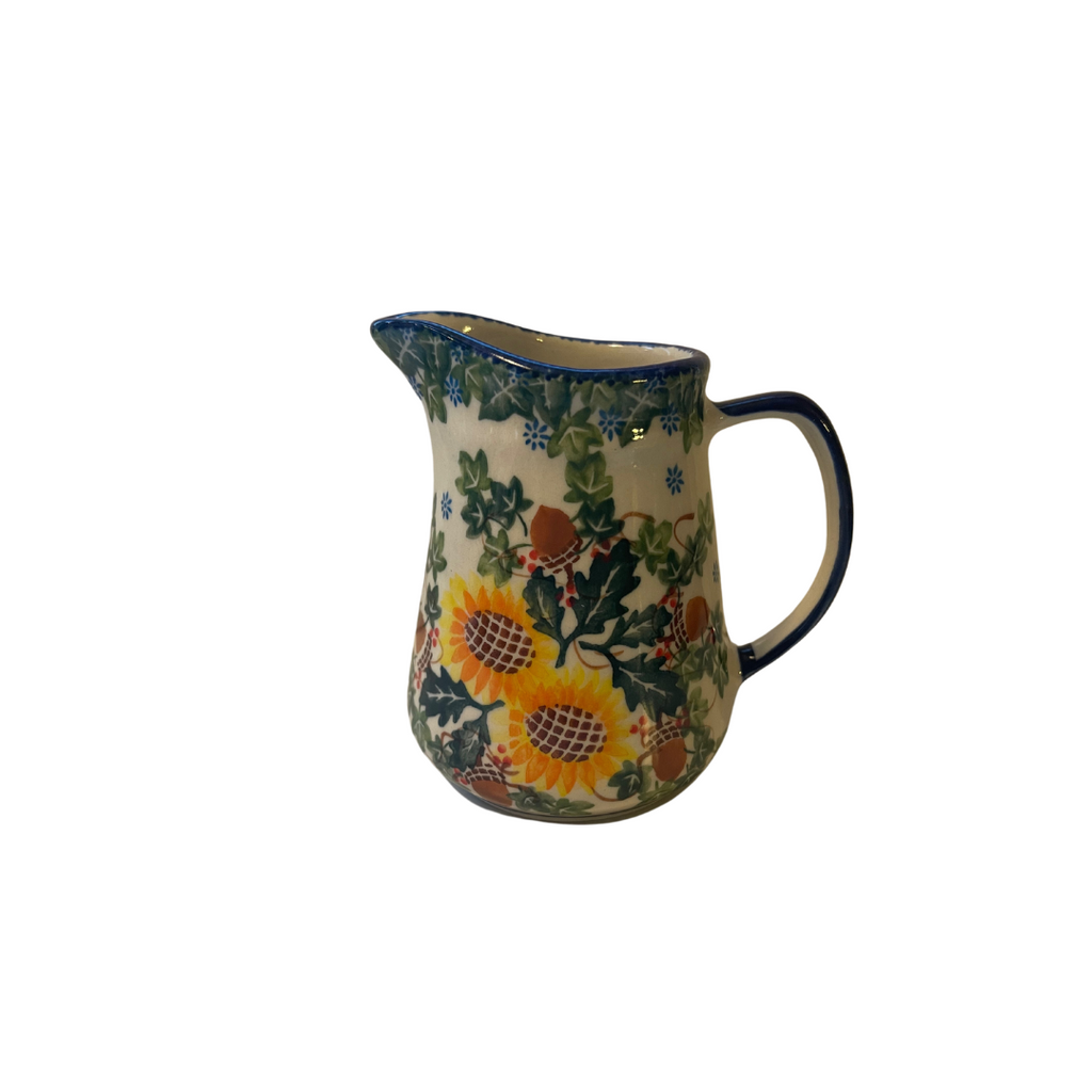 Unikat 9oz Pitcher, Sunflowers and Leaves
