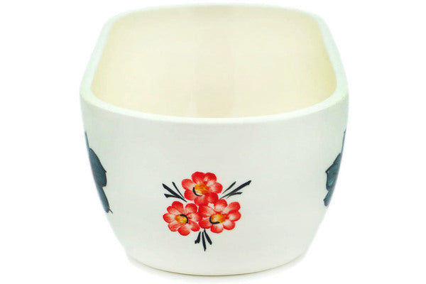 11" Oval Flower Pot, Flower Patch