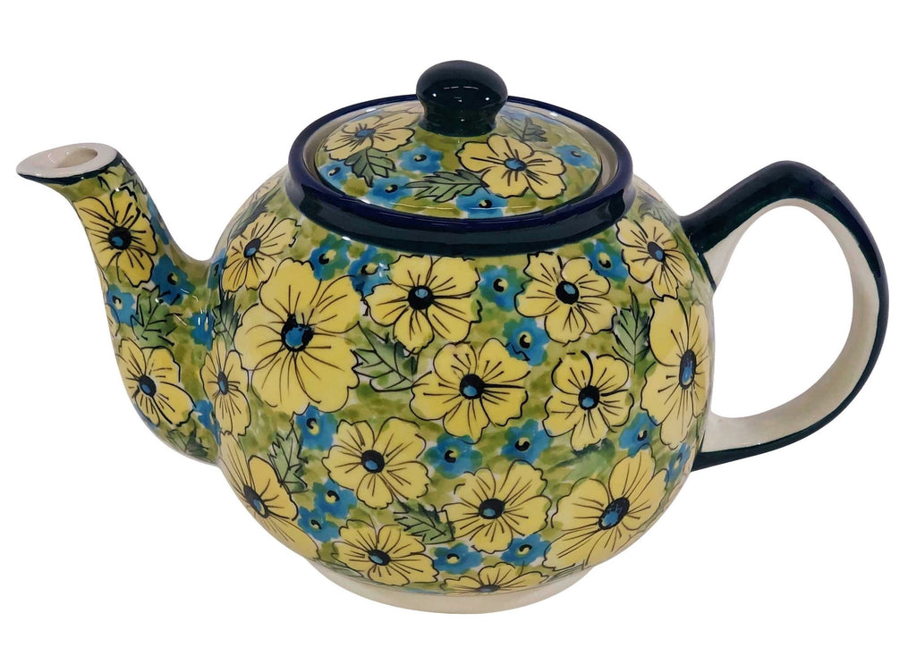 32 oz Unikat Tea Pot, Golden Garden