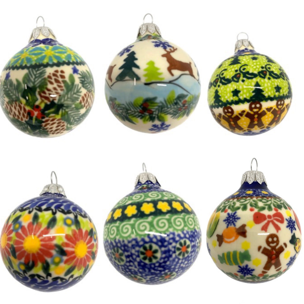 Unikat Christmas Ball Ornaments, Variety of Patterns